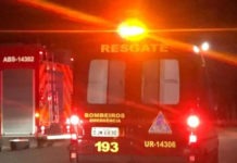 Capotamento de veículo causa morte de jovem em vicinal