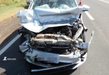 Colisão traseira deixa jovem com ferimentos na SP-294 em Dracena