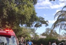 Acidente com vítima na Avenida Alcides Chacon Couto em Dracena