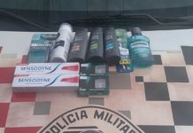 Polícia Militar age rapidamente e prende homem após furto devolvendo produtos ao proprietário em Dracena