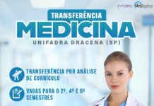 Medicina: Últimos dias para transferência por análise de currículo na Unifadra Dracena