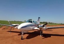 Aeronave carregada com meia tonelada de cocaína é interceptada pela FAB em MS