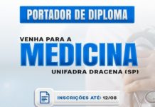 Unifadra abre Processo Seletivo de Medicina para Portadores de Diploma