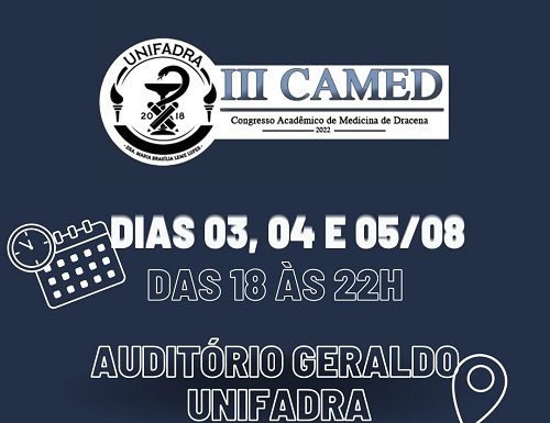 Centro Acadêmico de Dracena realizará o III Congresso de Medicina – CAMED