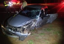 Polícia Militar registra acidente com veículo oficial da cidade de Nova Resende/MG.