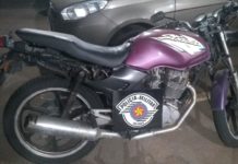 Polícia Militar localiza moto furtada em Dracena e devolve ao proprietário