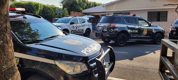 Operação conjunta das Polícias Civil e Militar cumpre mandado de buscas em Dracena