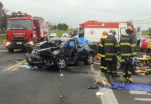 Acidente deixa motorista de veículo com placas de Dracena gravemente ferido na SP-294