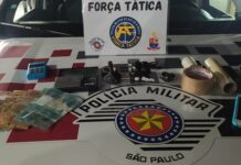 Homem é preso pela Força Tática por Tráfico de Drogas em Dracena