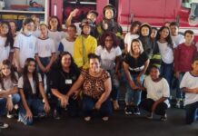 SGB Corpo de Bombeiros de Dracena recebe alunos de escola de Santa Mercedes