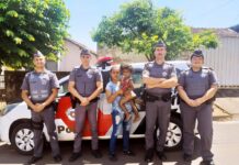 Polícia Militar auxilia família e localiza criança desaparecida