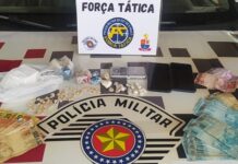 Polícia Militar prende três pessoas por Tráfico de Drogas em Dracena, houve perseguição