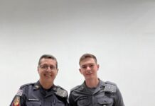 1º Tenente PM Felipe Morandi participa de solenidade na sede do CPI-8 em Presidente Prudente