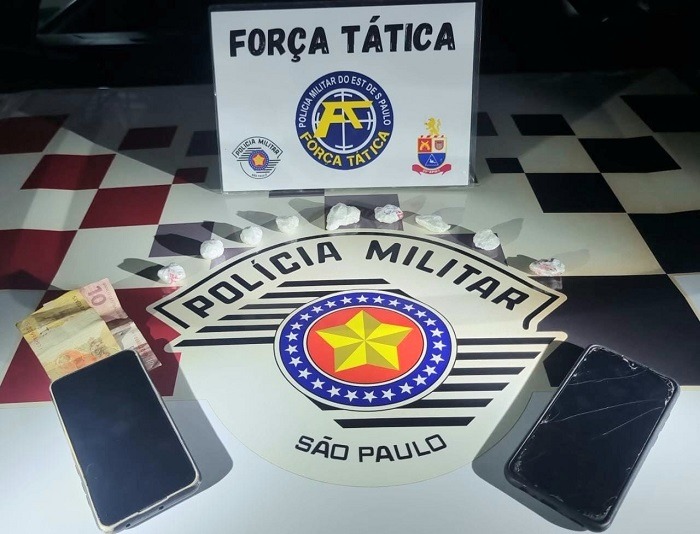 Polícia Militar em ação de Força Tática prende dois indivíduos por Tráfico  de Drogas em Dracena