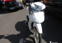 Acidente no centro de Dracena deixa mulher ferida, motorista de veículo fugiu sem prestar socorro