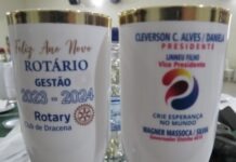Rotary Club de Dracena dá posse ao novo Conselho Diretor para o ano rotário 2023/24