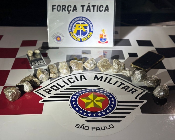 Polícia Militar em ação de Força Tática prende dois indivíduos por Tráfico  de Drogas em Dracena