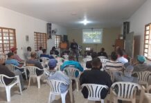 Polícia Civil realiza palestra em comunidade terapêutica que cuida de reabilitação e tratamento de dependentes químicos em Dracena.