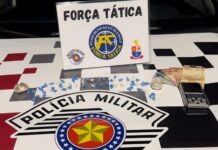 Polícia Militar em ação de Força Tática prende indivíduo por Trafico de Drogas em Dracena