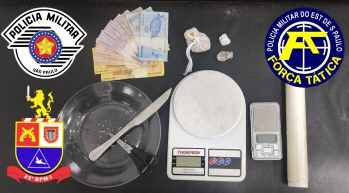 Policia Militar apreende adolescente por ato infracional de Tráfico de Drogas em Dracena