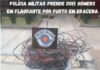 Polícia Militar prende dois homens em flagrante por furto em Dracena