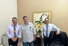 Em dia de Correição Dr. Nilton Paschoal visita amigos na Delegacia Seccional em Dracena