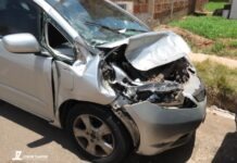 Acidente em Conjunto Habitacional de Dracena deixa mulher ferida