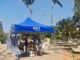 A Dpark – Zona Azul, realiza ação de orientação e informação na praça Arthur Pagnozzi .