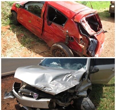 Acidente na SP-563 deixa duas pessoas feridas em Dracena