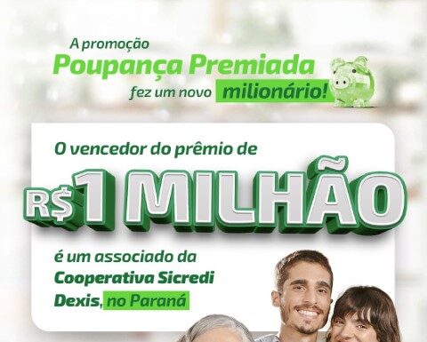 Paranaense ganha prêmio de R$ 1 milhão no Sicredi