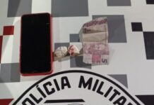 Polícia Militar prende homem por Tráfico de Drogas em Dracena