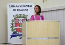 Atleta Aparecida de Fátima recebe Diploma de Honra ao Mérito na Câmara de Dracena