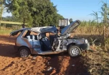 Morre mulher de acidente grave registrado ontem em estrada de terra de Santa Mercedes