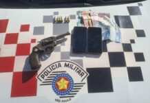 Polícia Militar prende homem por porte ilegal de Arma de Fogo em Dracena