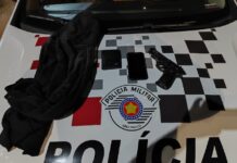 Polícia Militar prende homem por ameaça mediante emprego de arma de fogo em Dracena