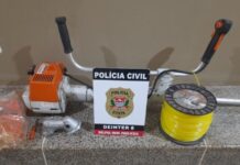 Polícia Civil recupera equipamento furtado de concessionária de rodovia em Paulicéia