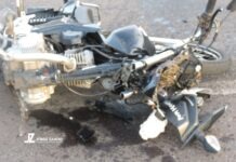 Mulher sofre fratura em acidente entre moto e carro em avenida de Dracena