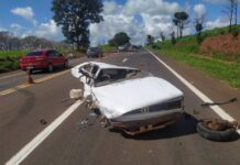 Homem morre em gravíssimo acidente envolvendo três veículos na rodovia da Integração SP-563
