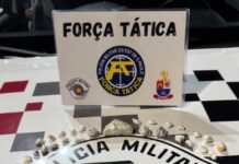 Polícia Militar prende homem em flagrante por Tráfico de Drogas em Dracena