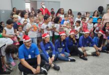 Papai Noel Dpark Zona Azul faz entregas na “Associação Projeto Esperança” em Dracena
