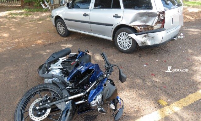 Acidente na vicinal Oásis deixa jovem gravemente ferido
