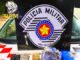 Policia Militar em patrulhamento com motos prende homem por Tráfico de Drogas em Dracena