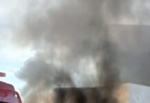 Veículo estacionado em garagem é destruído por incêndio em Dracena