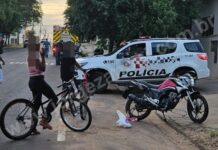 Atropelamento com moto deixa três feridos sendo uma criança em Dracena