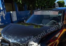 Acidente entre dois veículos na área central de Dracena deixa duas pessoas feridas