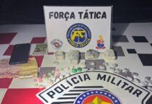 Policia Militar prende homem por Tráfico de Drogas em Dracena