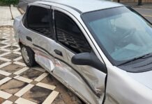 Acidente envolve três veículos em avenida de Dracena
