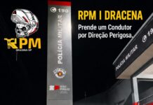 Polícia Militar detém homem após fuga e direção perigosa em Dracena